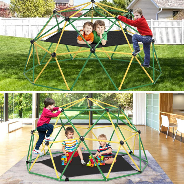 Jovego Climbing Dome Jovego 120'' W Indoor and Outdoor Metal Climbing